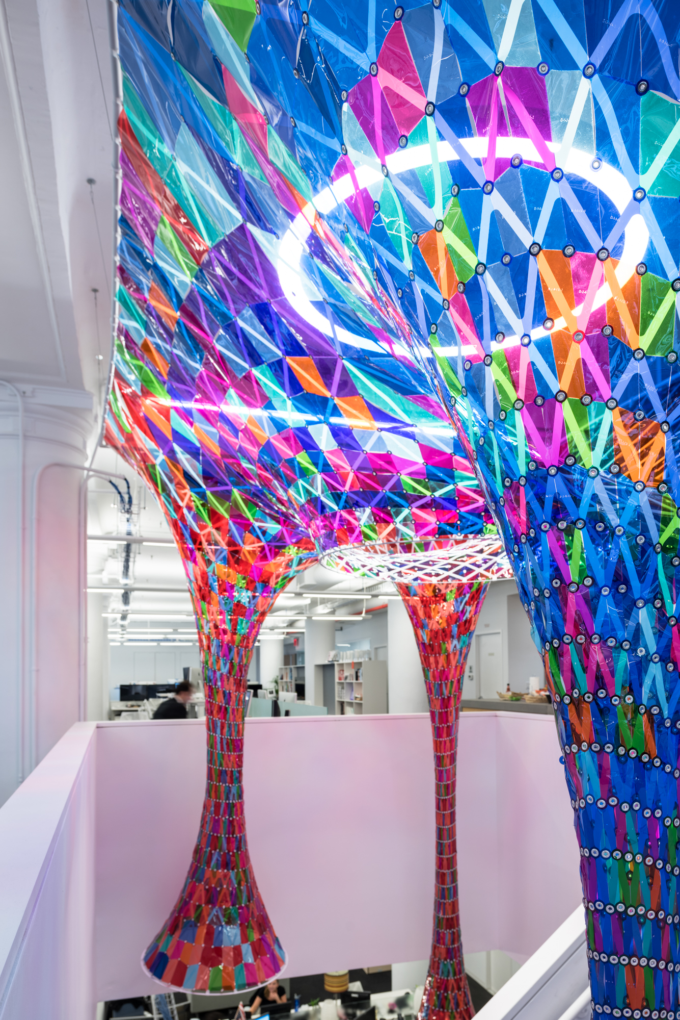 SOFTLab Installation Brings Much Needed Color to a Drab Office
