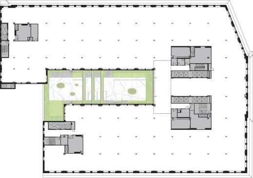 Second-floor plan