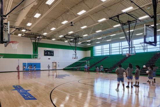 Lady Bird Johnson Middle School in Irving, Texas.