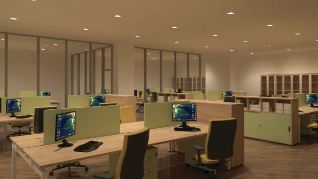 Example of Color Curve Dimming technology at 50% output.