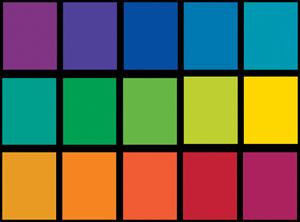 To address the shortcomings of the Color-Rendering Index (CRI), which has become amplified by the use of some solid-state lighting products, The National Institute of Standards and Technology has developed a metric called the Color Quality Scale (CQS), intended to replace CRI. CQS is based on 15 high chroma (highly saturated) color samples (left). To learn more about CQS, click here.