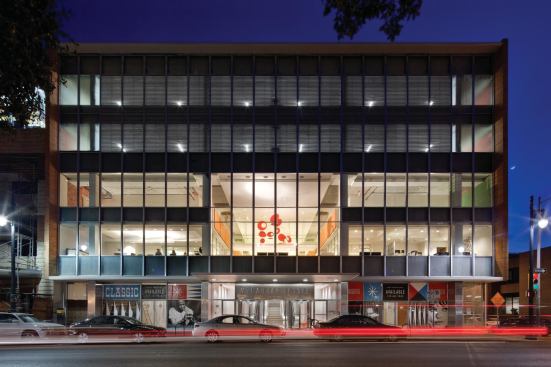 Exterior, night.

