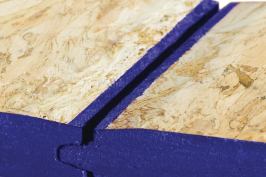 Chamfered PointSix Durastand Flooring solves the problem of swelling in weathered flooring.