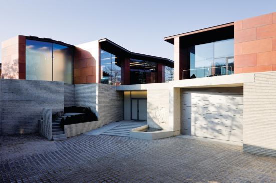 Entry courtyard. 