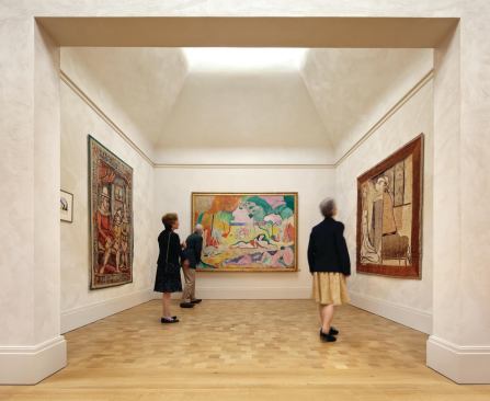 One of the alcove galleries on the second floor.