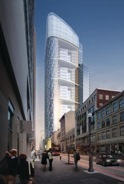 For over 40 percent of the year, the tower should achieve net-zero-energy status through daylighting thanks to narrow floorplates and the passive cooling system.