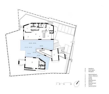 Main level plan.