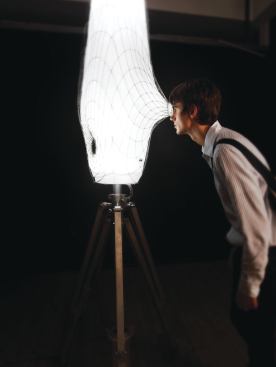 Exhibited at the Van Alen Institute in New York in 2009, Glaciarium reflects the firm’s engagement with responsive digital technologies, experimental materials, and environmental issues—namely, climate change in the Arctic. A block of ice inside the irregularly shaped structure, covered with a plastic skin, slowly melts—the sound amplifying and speeding up when visitors approach.