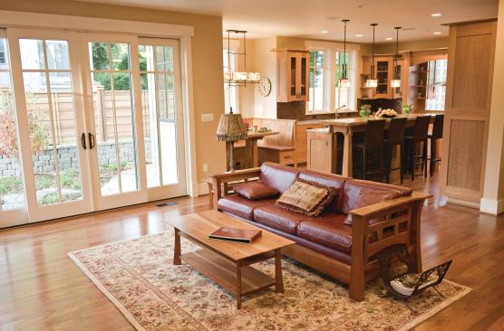 The judges were wowed by the home's gleaming jatoba wood floors and Arts-and-Crafts detailing.