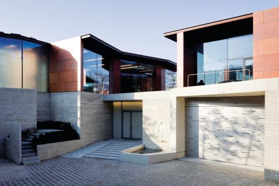 Entry courtyard.