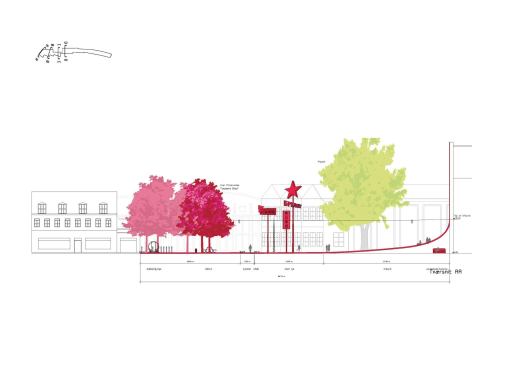 Section through Red Square.
