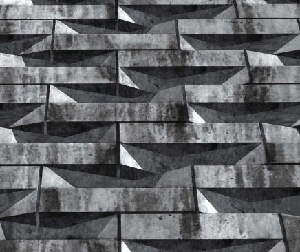 Digital renderings of the blocks in application show how the environment and the elements will interact with the different profiles, which become everything from a growing surface for moss to a habitat for birds.