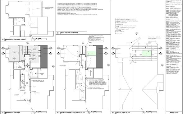 The bedroom plan.