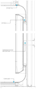 SECTION AT LIGHT CABINET

