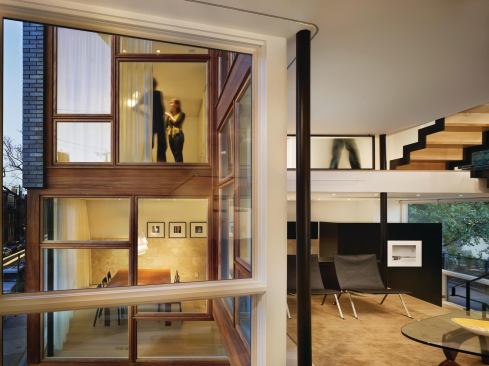 The home’s framing system, a hybrid of steel and engineered wood, helped trim costs.