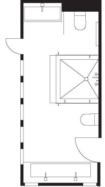 The floor plan.