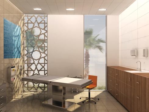 Typical exam room