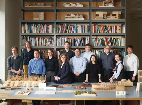 From left to right: Nat Madson, Megan Madland, Eric West, Emma Huckett, Jennifer Yoos, AIA, Nate Steuerwald, AIA, Nathan Knutson, AIA, Tim Ogren, Karen Lu, AIA, Vincent James, AIA, Dzenita Hadziomerovic, and Paul Yaggie, AIA. (Jay Lane, AIA, and Kai Salmela not pictured.)