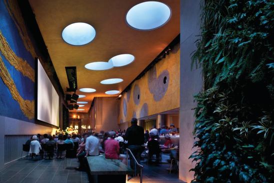 The project focused on light, materials, color, and texture. 