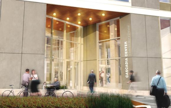 The Bullitt Center, 15th Street entrance