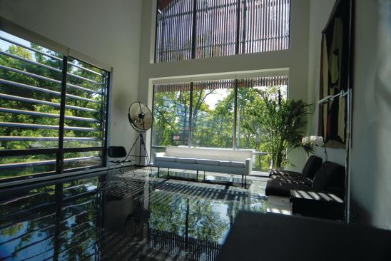 Living room from the North