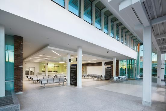 The maximum security Toronto South Detention Centre, designed by the Zeidler Partnership. 