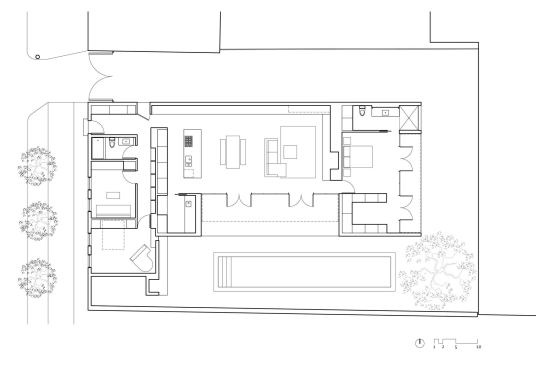 The floor plan