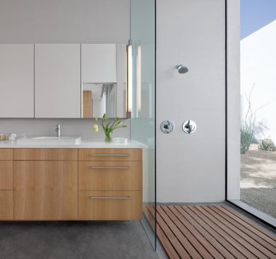 The master bath