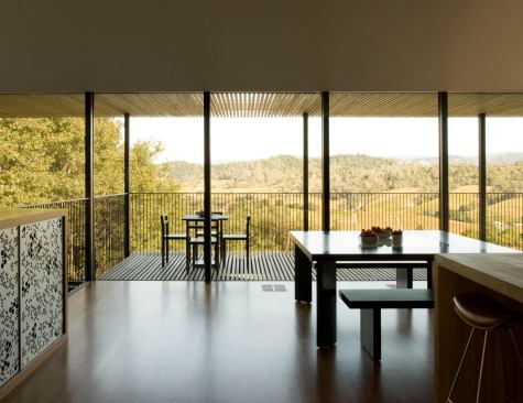 The view from the kitchen.


