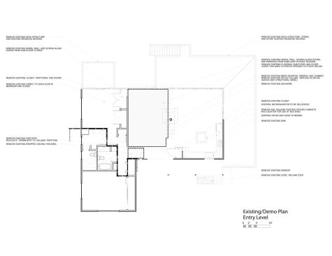 The existing entry-level floor plan.

