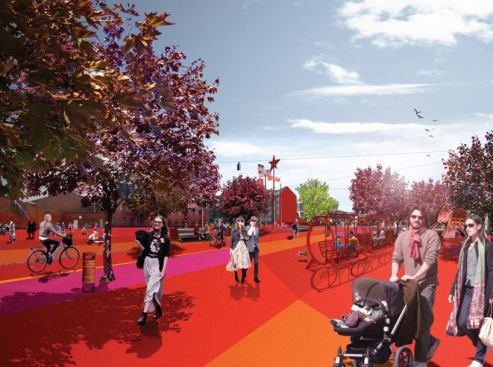 Rendering of Red Square.