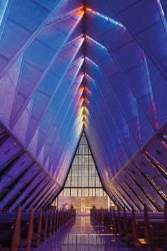Cadet Chapel interior