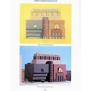 Michael Graves's late-1980s expansion proposal for the Whitney.