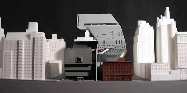 OMA's 2002 proposal for expanding the Whitney at its Upper East Side location.