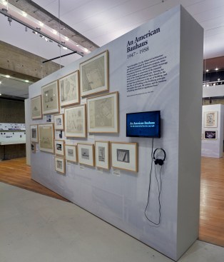 The "American Bauhaus" part of the Pedagogy & Place exhibition