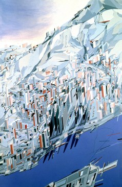 Hadid's "The Peak Blue Slabs" (1982-83)